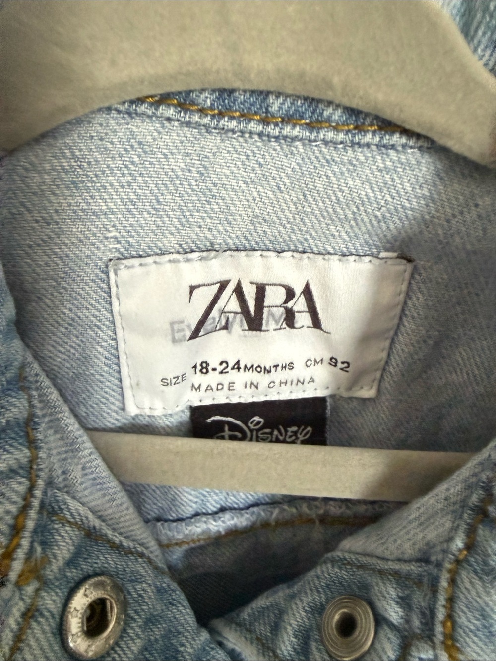 Zara Girls Jean Minnie Jacket - Picture 3 of 3